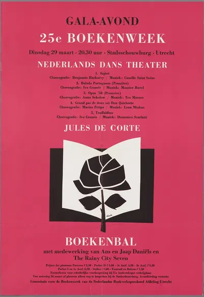 Gala-avond 25e boekenweek Dinsdag 29 maart … Boekenbal by Dick Bruna, 1960 — digital art print download