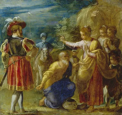 The Questioning of the Jew by Adam Elsheimer, 1603-1605 — digital art print download