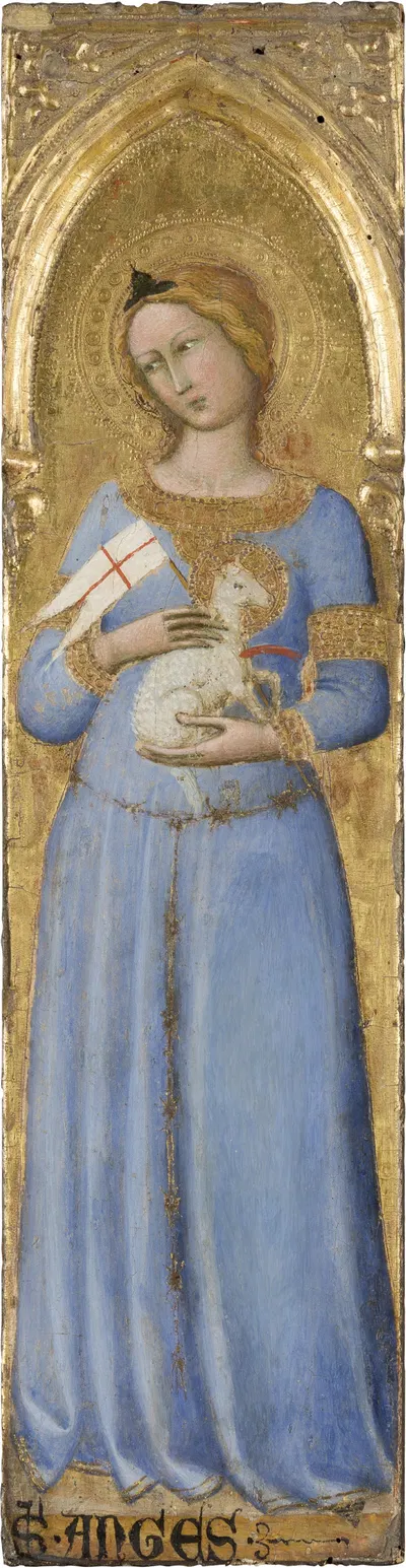 Saint Agnes by Andrea Vanni — digital art print download