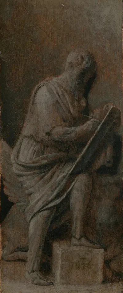 Vier evangelisten: Lucas by Цезарь Ван Эвердинген, 1676 — digital art print download