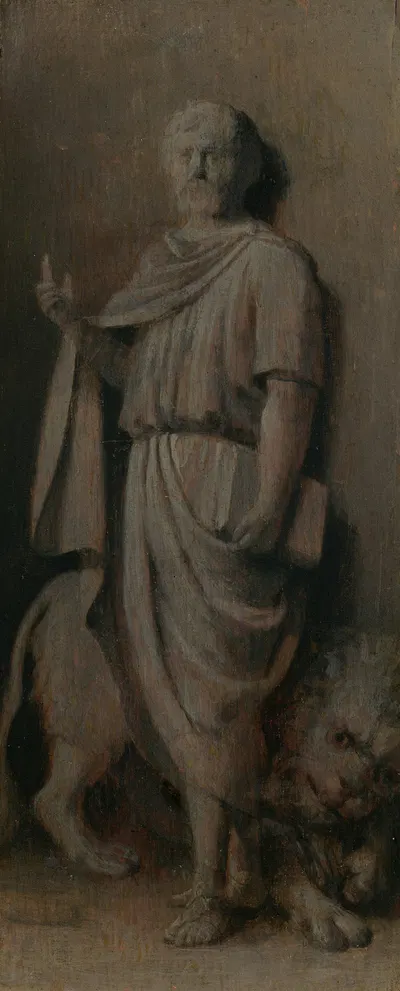 Vier evangelisten: Marcus by Цезарь Ван Эвердинген, 1676 — digital art print download