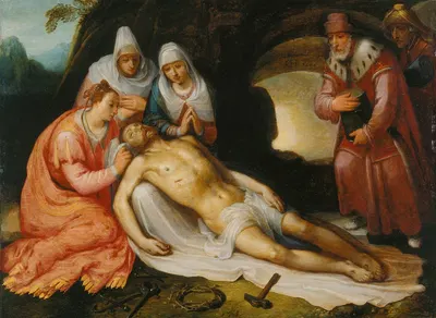 The Lamentation by Корнелис Корнелисз ван Харлем, 1600 — digital art print download