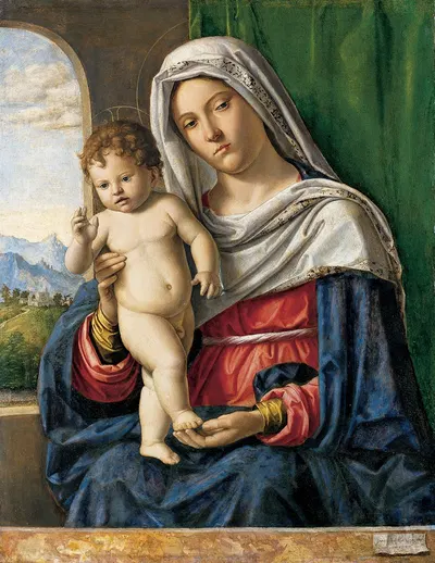 Virgin and Child by Giovanni Battista Cima da Conegliano — digital art print download