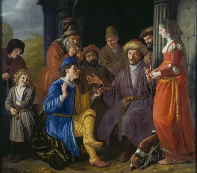 Boaz takes over the inheritance of Elimelech by Ян Викторс, 1651-1653 — digital art print download