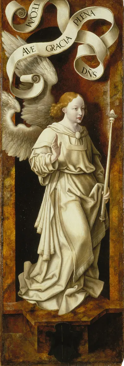 Angel of the Annunciation by Йос ван Клев, 1524 — digital art print download