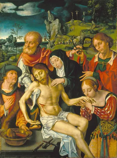Lamentation of Christ by Йос ван Клев, 1524 — digital art print download