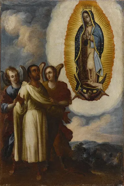 Virgen de Guadalupe y Juan Diego by Хуан Родригес Хуарес — digital art print download