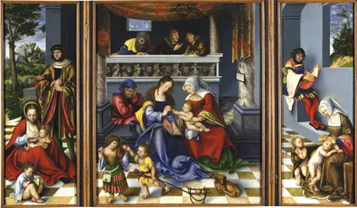 The Holy Kinship by Lucas Cranach the Elder, 1509 — digital art print download