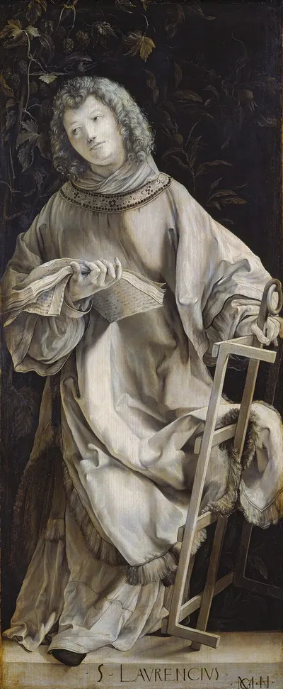 Saint Lawrence by Matthias Grünewald — digital art print download