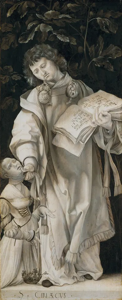 Saint Cyriacus by Matthias Grünewald, 1509-1510 — digital art print download