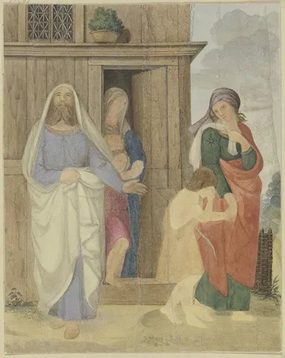 Hagar's Expulsion by Philipp Veit — digital art print download