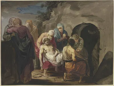 Entombment of Christ by Willem Joseph Laquy — digital art print download