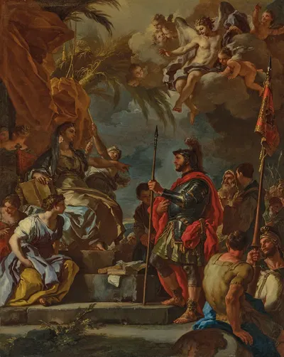 Deborah and Barak by Francesco Solimena — digital art print download