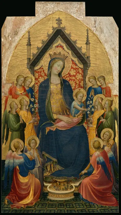 Madonna and Child with Musical Angels by Gherardo Starnina — digital art print download