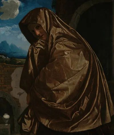 Saint Mary Magdalene at the Sepulchre by Джованни Джироламо Савольдо — digital art print download