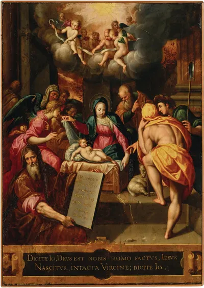 The Adoration of the Shepherds by Jacob De Backer — digital art print download
