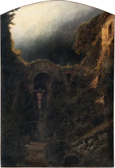 The Prior’s Chapel by Karl Wilhelm Diefenbach — digital art print download