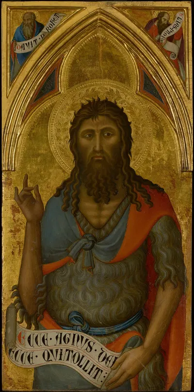 Saint John the Baptist by Luca di Tommè — digital art print download