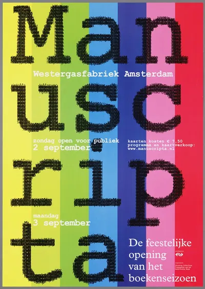 Manuscripta; de feestelijke opening van het boekenseizoen by Irma Boom, 2007 — digital art print download
