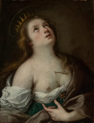 Vision of St. Ursula by Карло Франческо Нуволоне — digital art print download