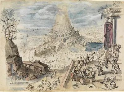 Turmbau zu Babel by Фридрих Брендель, 1610 — digital art print download