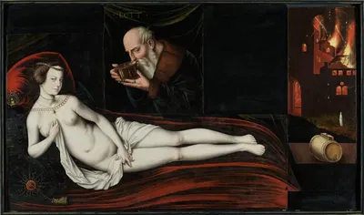 Die ältere Tochter Lots by Hans Baldung, 1535-1540 — digital art print download