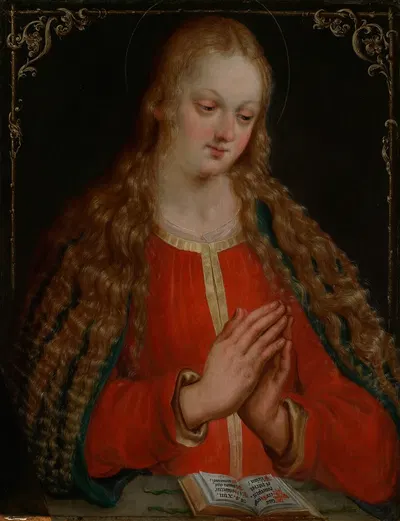 Maria der Verkündung by Jacques Bellange, 1610-1615 — digital art print download
