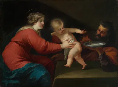 Heilige Familie by Jacques Blanchard — digital art print download