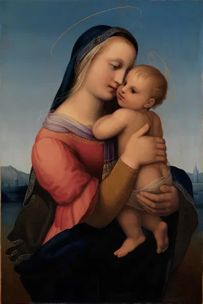 Kopie nach der 'Madonna aus dem Hause Tempi' von Raffael by Мари Элленридер, 1831 — digital art print download