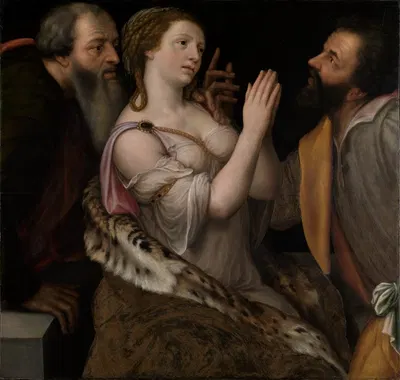 Susanna und die beiden Alten by Michiel Coxie — digital art print download