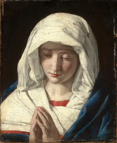 Betende Maria by Джованни Баттиста Сальви да Сассоферрато — digital art print download