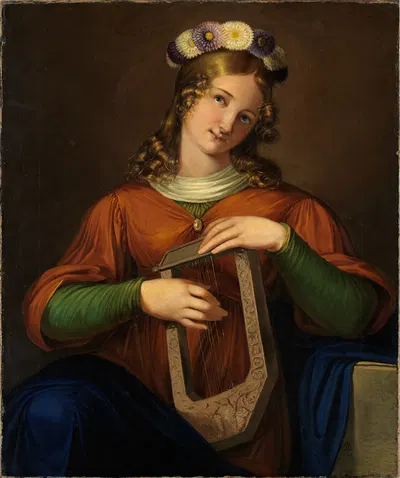 Die Heilige Cäcilie by Софи Рейнхард, 1821 — digital art print download