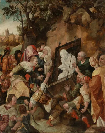 Auferweckung des Lazarus by Вендель Диттерлин, 1587 — digital art print download