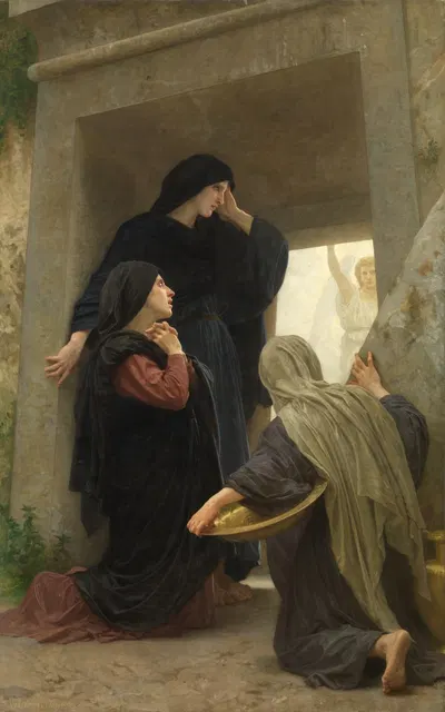 The Three Marys at the Tomb by Уильям Бугеро, 1890 — digital art print download