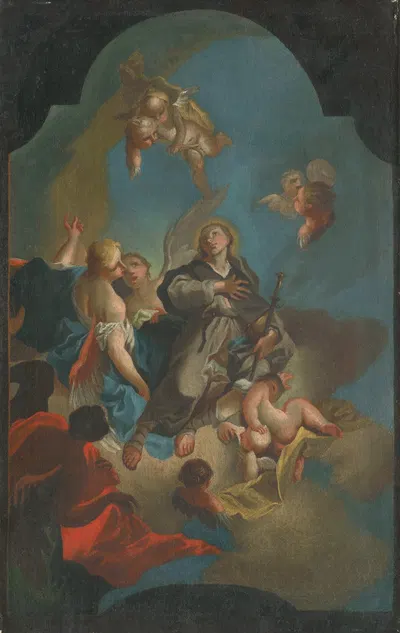 Apotheosis of St. James by Франц Антон Палько, 1770 — digital art print download