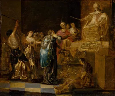 Solomon's Judgement by Gijsbert Jansz. Sibilla, 1640 — digital art print download