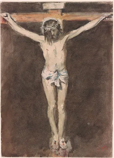 Christ on the Cross by Геркулес Брабазон Брабазон — digital art print download