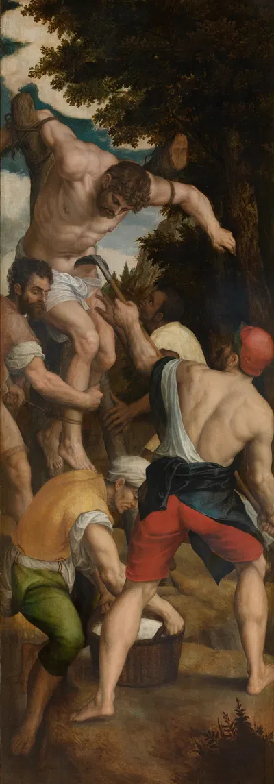 Episode from the martyrdom of St George by Michiel Coxie — digital art print download