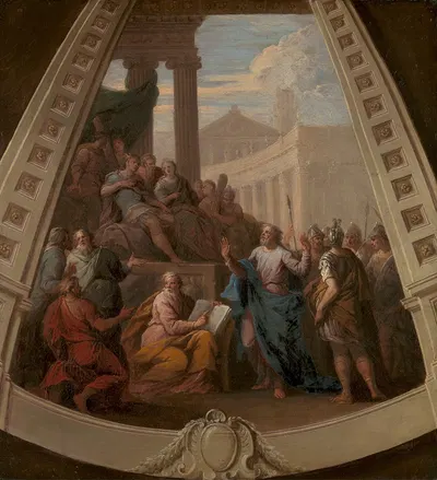 St. Paul before Agrippa by Sir James Thornhill — digital art print download