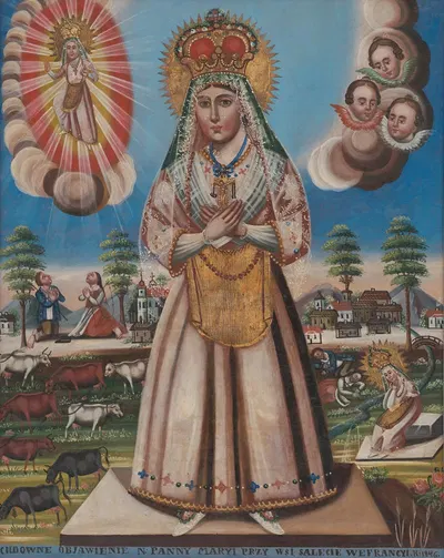 Panna Mária Saletinská by Wincenty Chrząstkiewicz, 1850–1889 — digital art print download