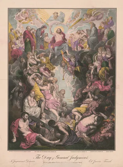 The day of general judgment by A. Muller & Co., 1884 — digital art print download