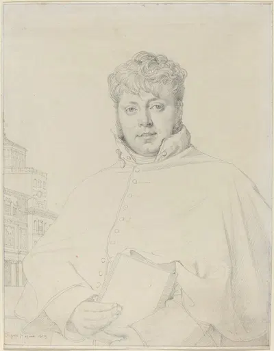 Auguste-Jean-Marie Guénepin by Жан Огюст Доминик Энгр, 1809 — digital art print download