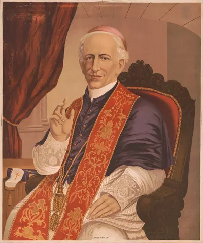 Pope Leo XIII by G.F. Gilman, 1878 — digital art print download