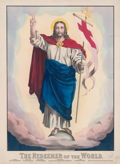 The redeemer of the world by Х. Х. Ллойд и Ко, 1874 — digital art print download
