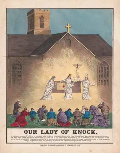 Our lady of Knock by Haasis & Lubrecht, 1880 — digital art print download