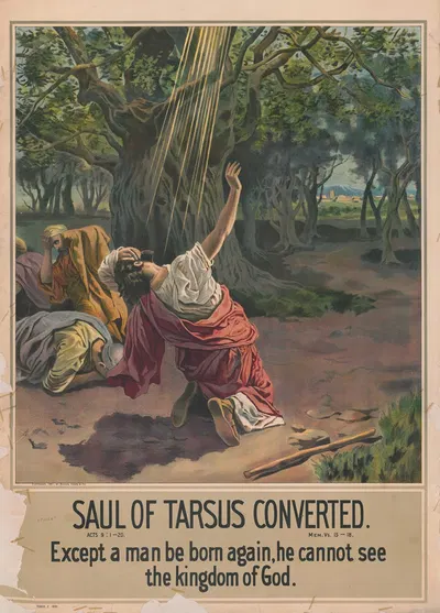 Saul of Tarsus converted by Harris, Jones & Co, 1891 — digital art print download