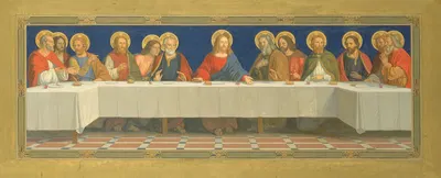 The Last Supper by Henry Siddons Mowbray, 1915-1925 — digital art print download