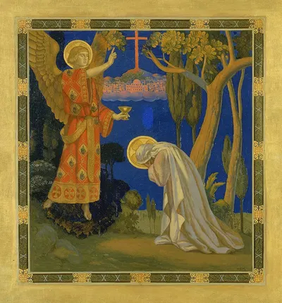 Gethsemane by Henry Siddons Mowbray, 1915-1925 — digital art print download