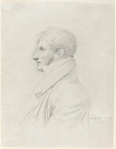 Philippe Mengin de Bionval by Жан Огюст Доминик Энгр, 1812 — digital art print download