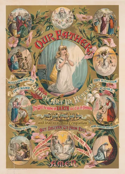 Our Father by Jas Lee & Co., 1892 — digital art print download